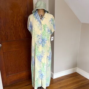 Emma James Pastel Floral Maxi Dress Sz 14 NWT
